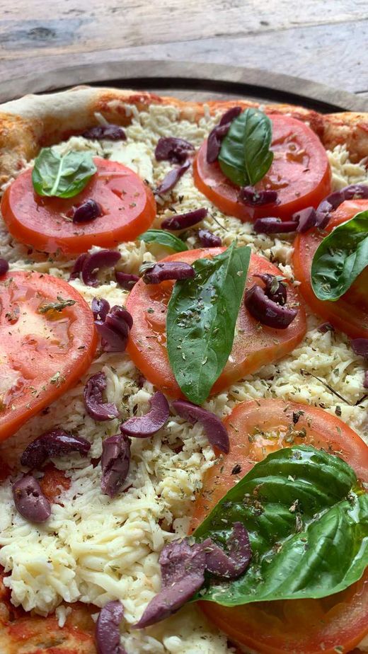 Pizza caprese vegana grande 35cm